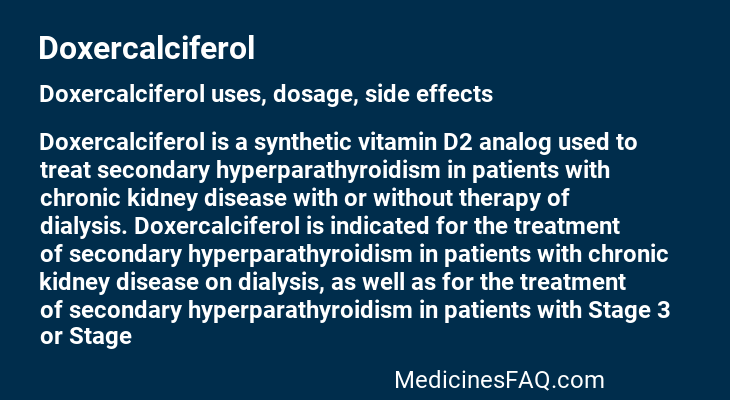 Doxercalciferol