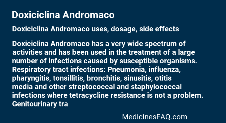 Doxiciclina Andromaco