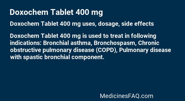 Doxochem Tablet 400 mg