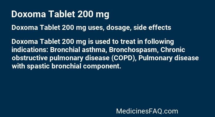 Doxoma Tablet 200 mg