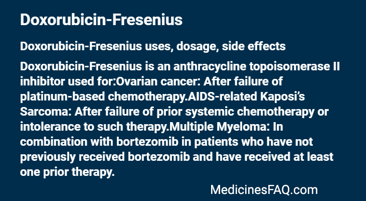 Doxorubicin-Fresenius