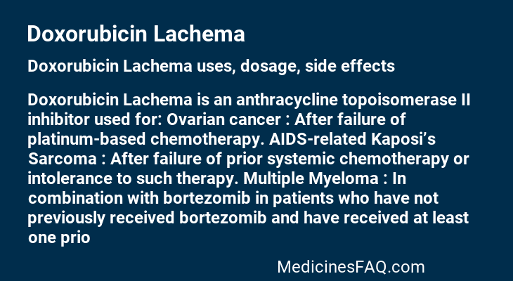 Doxorubicin Lachema