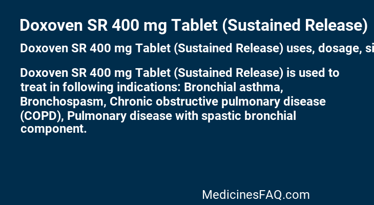 Doxoven SR 400 mg Tablet (Sustained Release)