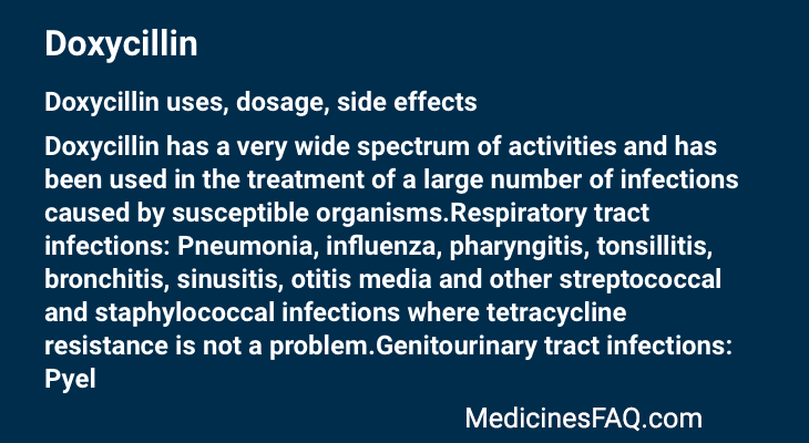 Doxycillin