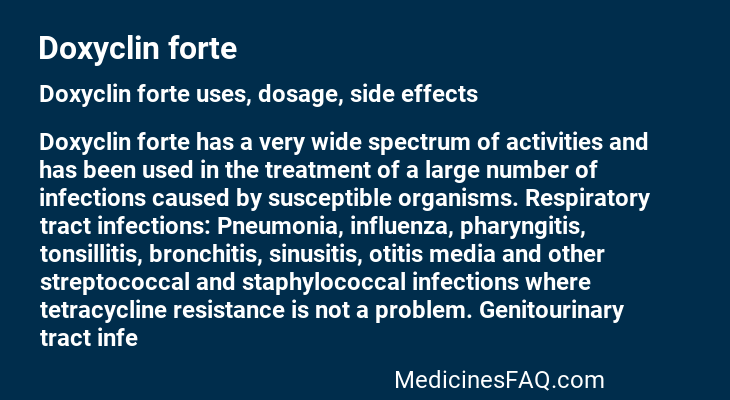 Doxyclin forte