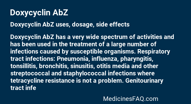 Doxycyclin AbZ
