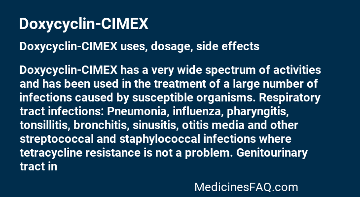 Doxycyclin-CIMEX