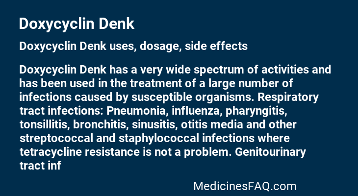 Doxycyclin Denk