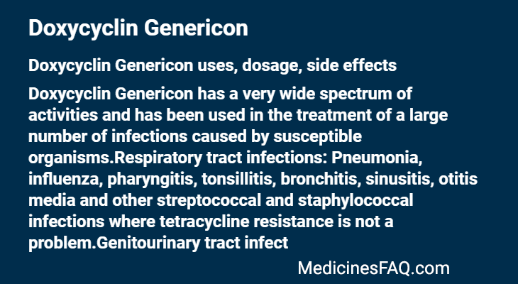 Doxycyclin Genericon