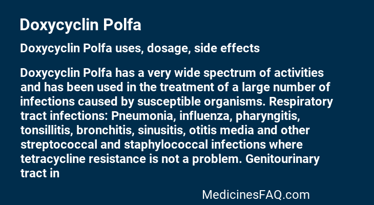 Doxycyclin Polfa