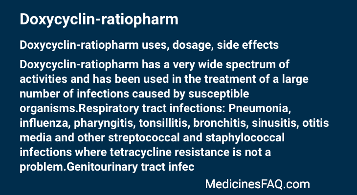 Doxycyclin-ratiopharm