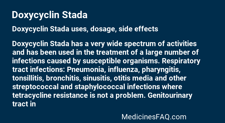 Doxycyclin Stada