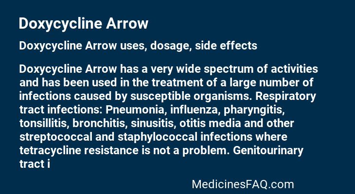 Doxycycline Arrow