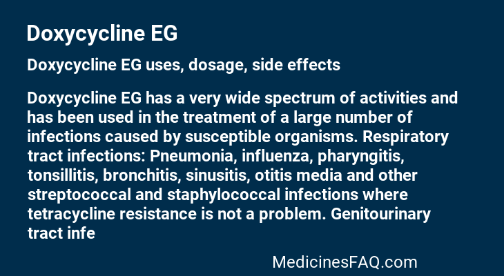 Doxycycline EG