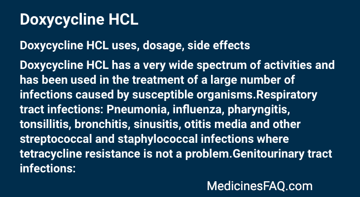 Doxycycline HCL