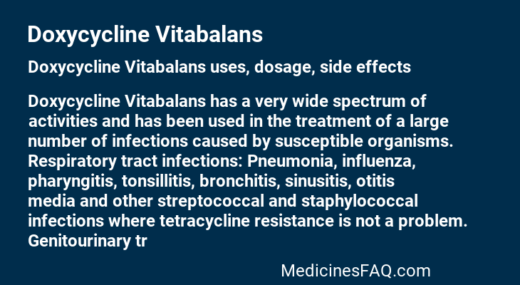 Doxycycline Vitabalans