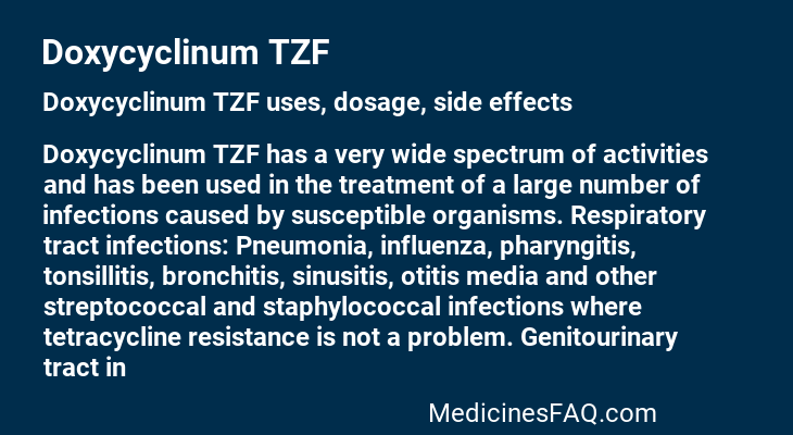 Doxycyclinum TZF