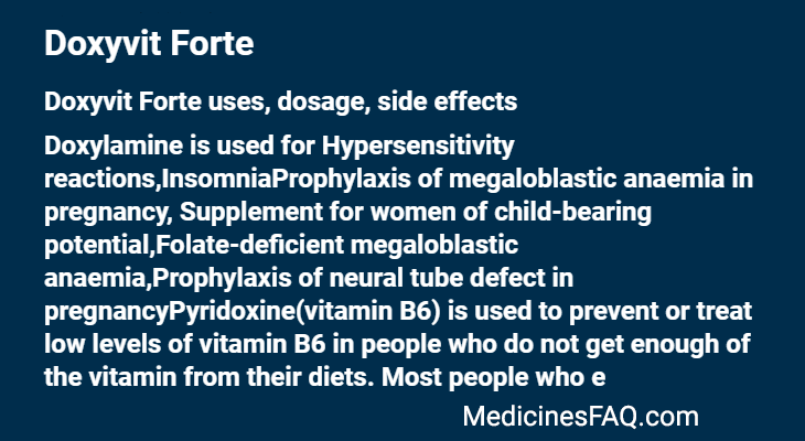 Doxyvit Forte