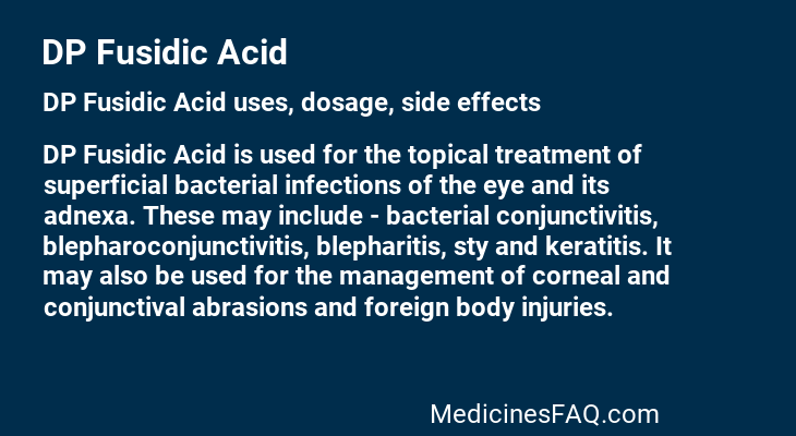 DP Fusidic Acid