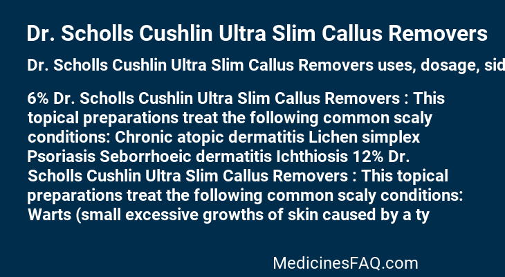 Dr. Scholls Cushlin Ultra Slim Callus Removers