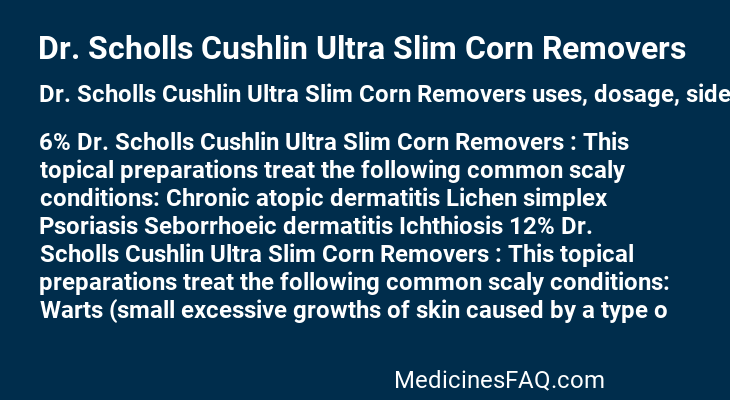 Dr. Scholls Cushlin Ultra Slim Corn Removers