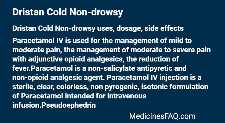 Dristan Cold Non-drowsy