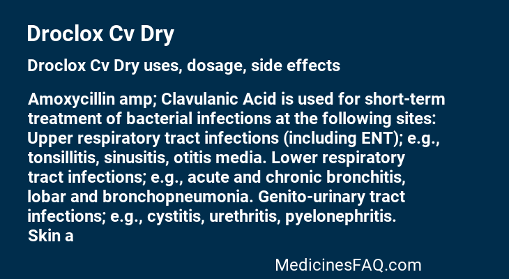 Droclox Cv Dry