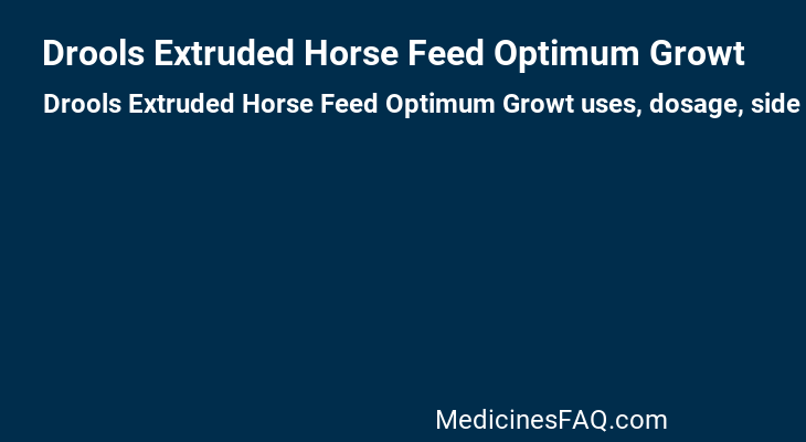 Drools Extruded Horse Feed Optimum Growt