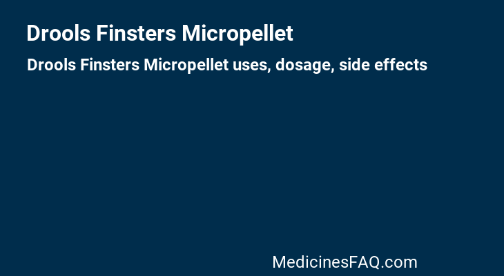 Drools Finsters Micropellet