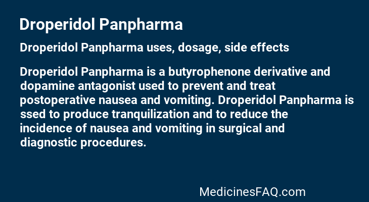 Droperidol Panpharma
