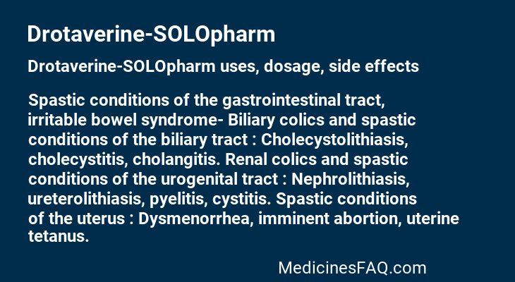 Drotaverine-SOLOpharm