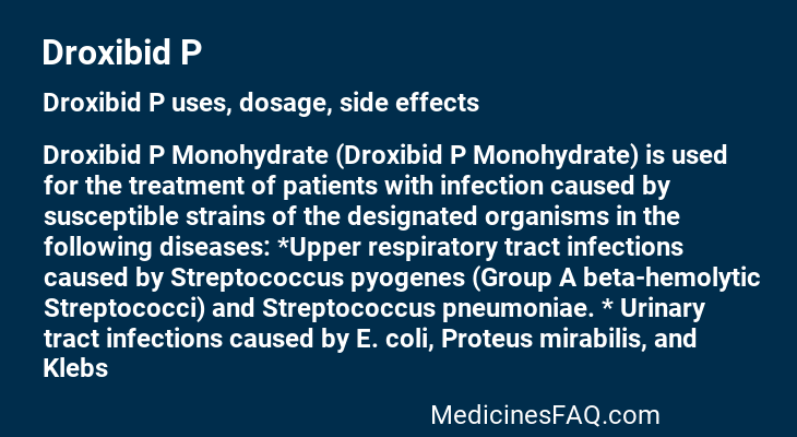 Droxibid P