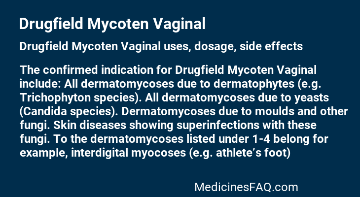 Drugfield Mycoten Vaginal