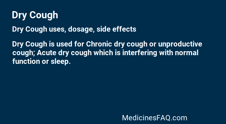 Dry Cough