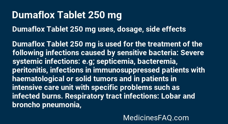 Dumaflox Tablet 250 mg