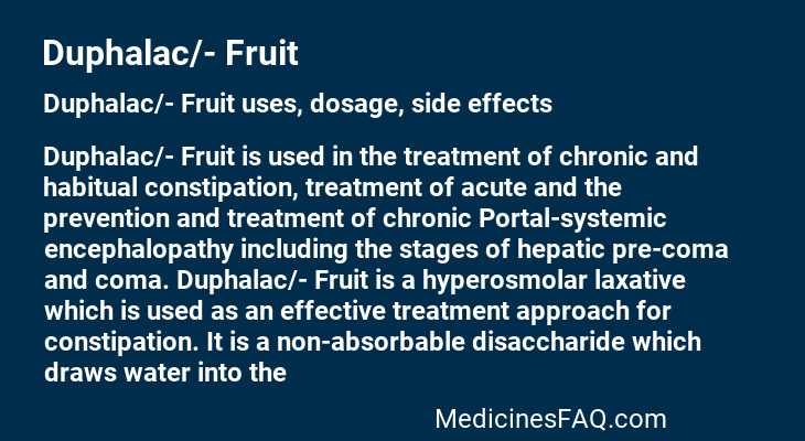 Duphalac/- Fruit