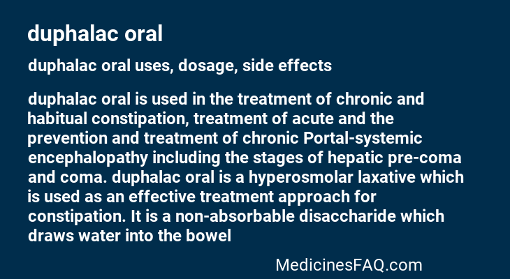 duphalac oral