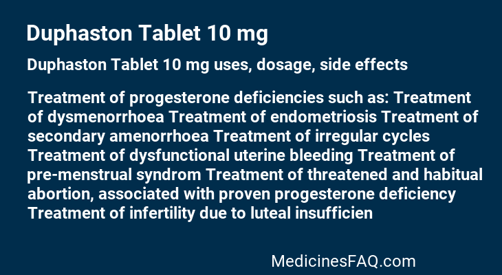 Duphaston Tablet 10 mg