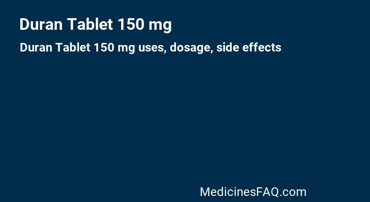 Duran Tablet 150 mg