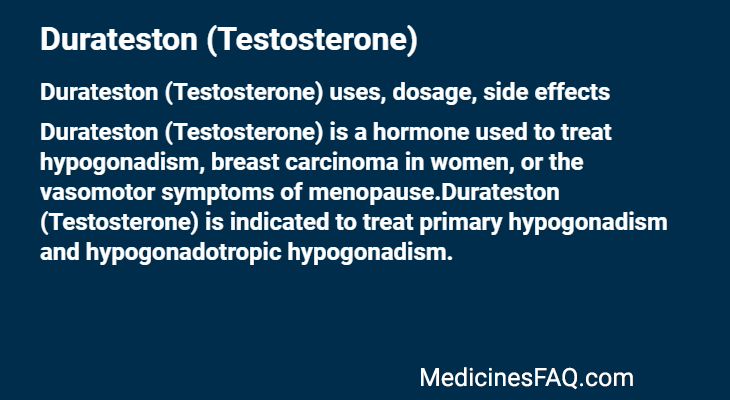Durateston (Testosterone)