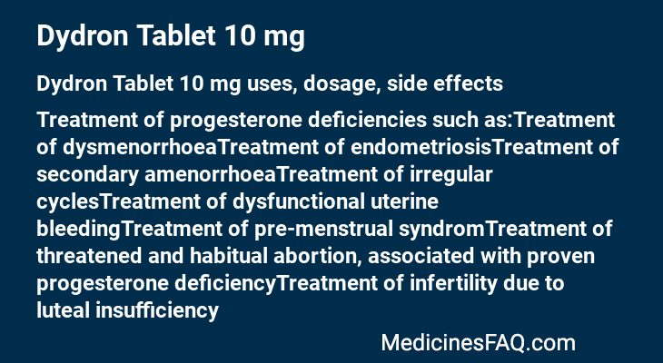 Dydron Tablet 10 mg