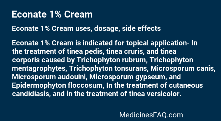 Econate 1% Cream