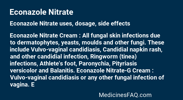 Econazole Nitrate