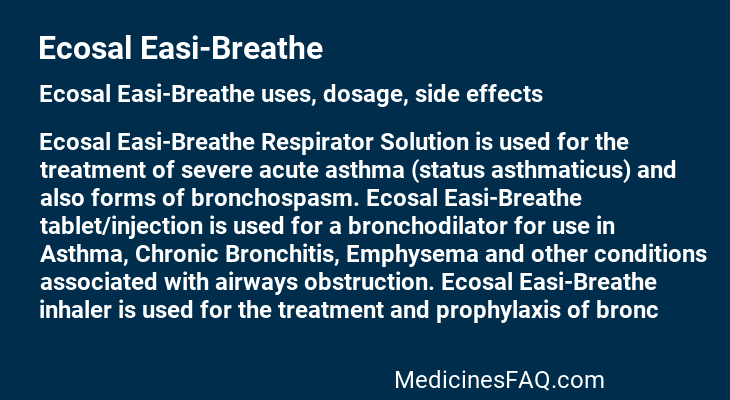 Ecosal Easi-Breathe