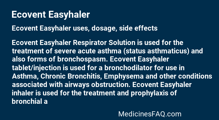 Ecovent Easyhaler