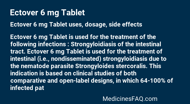 Ectover 6 mg Tablet