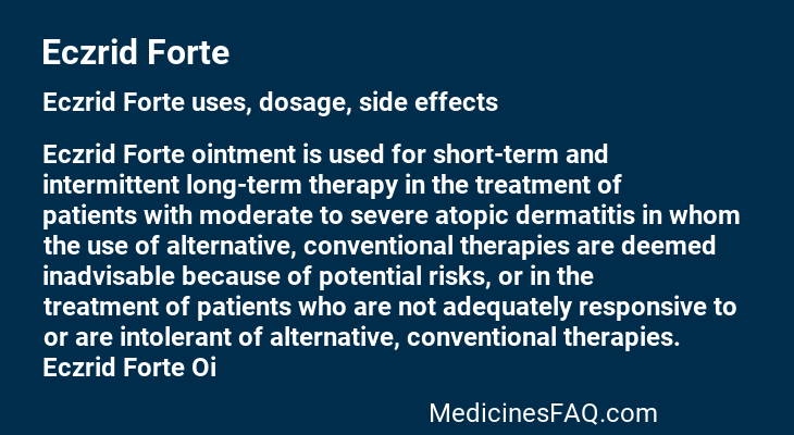 Eczrid Forte