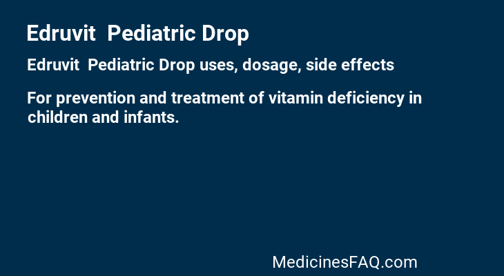 Edruvit  Pediatric Drop