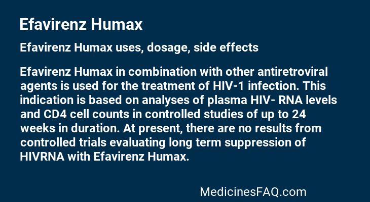 Efavirenz Humax