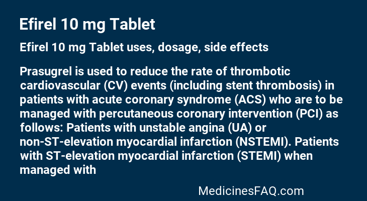 Efirel 10 mg Tablet